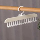 Mikasso 2 Adet 8 Kancalı Yapışkanlı Askı Çok Amaçlı Iç Çamaşırı Dolap Banyo Askısı Takı Organizer Plastik Ço