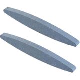 Mikasso 2 Adet Bileme Taşı 150 Grit Oval Bileme Taşı Bıçak Bileme Bıçak Bileyici Taş Bileğ Taşı