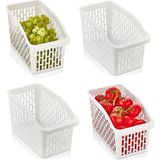 Mikasso 2 Adet Buzdolabı Içi Düzenleyici Dolap Içi Düzenleyici Organizer Plastik 30 x 30