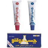 Mikasso 2 Adet Çift Karışım Soğuk Kaynak Macun Yapıştırıcı 42 gr Ghaffari Beyaz