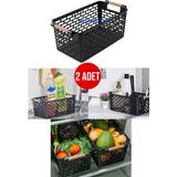 Mikasso (2 Adet ) Dekoratif Çok Amaçlı Organizer/dolap Içi-Çekmece-Banyo-Mutfak Düzenleyici/makyaj Organizer