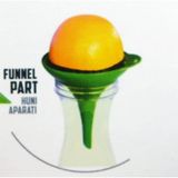 Mikasso 2 Adet Hunili Limon Sıkacağı Narenciye Portakal Suyu Sıkma Aparatı Plastik