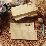 Mikasso 2 Adet Memo Pad Vintage 50 Yaprak Not Defteri Postit Üz Yapışkanlı Not Kağıdı - Çok Renkli