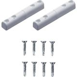 Mikasso 2 Adet Pvc Sineklik Menteşesi ile 8 Adet 3.9X25 Yhb Vida Plastik