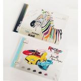 Mikasso 2 Adet Resim Defteri Büyük Boy 22X33 cm Boyutunda 15 Yaprak Karton Spiralli Çizgisiz Orta Boy Çok Re - Çok Renkli