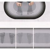 Mikasso 2 Adet Şık Tasarım Su Emici Banyo Lavabo Tuvalet Kaymaz Tabanlı Oval Paspas 38X58 cm S-60 Belirtilme - Çok Renkli