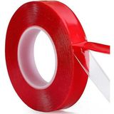 Mikasso 2 Adet Silikonize Çift Taraflı Bant Montaj Bandı Şeffaf 24 mm x 2 Metre Şeffaf