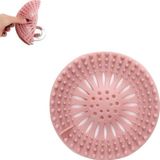 Mikasso 2 Adet Süzgeçli Silikon Lavabo ve Küvet Tıkacı Yuvarlak Süzgeç Banyo Tıpa Pembe Renk M-140 Plastik - Çok Renkli