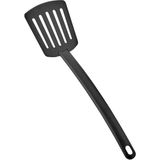 Mikasso 2 Adet Yanmaz Yapışmaz Yüksek Isıya Dayanıklı Teflon Spatula Çok Amaçlı Servis Spatulası Plastik Siy