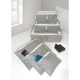 Mikasso 2 Li Set Valiz Düzenleyici Bavul Organizer Hastane Çıkışı 12 Parca Bavul Duzenleyici Gri Tr