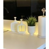 Mikasso 2 Li Tezgah Üstü 500 ml 300 ml Banyo Mutfak Sıvı Sabunluk | Banyo Mutfak Bulaşık Lavabo Deterjanlık - Çok Renkli