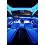 Mikasso 2 Metre Mavi Araç Içi Torpido Şerit Ledi Renkli Ip Neon LED - Çok Renkli