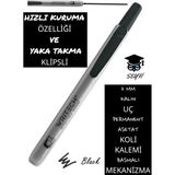 Mikasso 2 mm Kalın Uç Permanent Asetat Koli Kalemi Basmalı Mekanizma Siyah - Çok Renkli