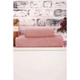 Mikasso 2 Parça Kadın / Erkek Banyo Duş Hamam Havlu Seti 90X150 cm %100 Pamuklu %100 Pamuk Pembe - Çok Renkli