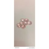 Mikasso 20 Adet 14 mm Pembe Octagon Işlenmiş Avize Taşı Cam 1 E27 Pembe Salon / Oturma Odası - Çok Renkli