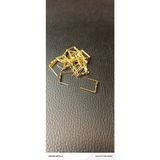 Mikasso 20 Adet Topal Papyon Avize Taşı Bağlantı Aparatı Altın Renk(3,5cm) Metal 1 E27 Sarı Salon / Oturma O - Çok Renkli
