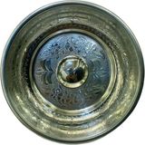 Mikasso 20 cm Metal Hamam Tası Metal Gri - Çok Renkli