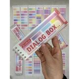 Mikasso 20 Yaprak 328 Adet Binderli Kırmızı Tonları Indeks/index Sticker/etiket/çıkartma/postit/post-It Yapı - Çok Renkli