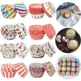 Mikasso 200 Adet Renkli Muffin Cupcake Kalıpları Kek Kapsülü Cupcake Muffin Kağıdı Stoneware Çok Renkli