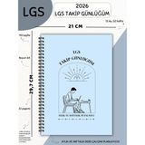 Mikasso 2026 Lgs Sınav Takip Günlüğüm -Mavi Kapak - Aylık - Haftalık Ders Çalışma Planlayıcısı Karton Spiral - Çok Renkli