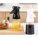 Mikasso 220 ml Airfryer Pişirme Öncesi Sprey Cam Şişe Zeytinyağı Sirke Yağ Püskürtücü (2 Adet) Siyah