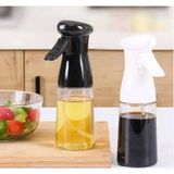 Mikasso 220 ml Airfryer Pişirme Öncesi Sprey Püskürtmeli Sprey Cam Şişe Zeytinyağı Sirke Yağ Püskürtücü Siya