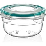Mikasso 2,3 Lt Yuvarlak Sızdırmaz Saklama Kabı Fresh Box LC-420 Plastik Turuncu