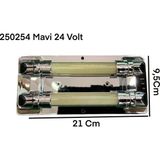 Mikasso 24 Volt Oto Iç Tavan Lambası Mavi LED Ampülü - Çok Renkli