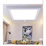 Mikasso 24W Kare Tavana Sıfır LED Plofenyer Avize Armatür Banyo Tuvalet Balkon LED Glop Armatürü Beyaz Işık - Çok Renkli