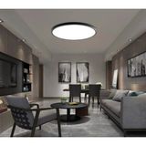 Mikasso 24W Tavana Sıfır LED Avize 6500K Beyaz Işık Bahce Balkon Banyo LED Armaturu Cam 1 E27 Beyaz Banyo - Çok Renkli