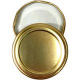 Mikasso 25'li Gold Kavanoz Kapağı Cam Altın