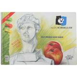 Mikasso 25X35 Resim Defteri 120 Gr. 25 Yp Karton Spiralli Çizgisiz Orta Boy Beyaz Resim Defterleri A4 - Çok Renkli