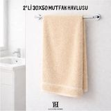 Mikasso 2'li 30X50 Mutfak Havlusu Pamuk Setli Ürün Bej - Çok Renkli