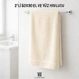 Mikasso 2'li 50X90 Mutfak Havlusu Pamuk Ekru - Çok Renkli
