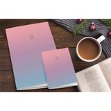 Mikasso 2'li Defter Set Pastel Notebook Gradient Serisi 04 Karton Düz Çizgisiz Orta Boy Beyaz Not Defteri No - Çok Renkli