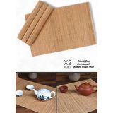 Mikasso 2li Naturel Bambu Hasır Banyo Matı Kaydırmaz Çamaşır Makine Örtüsü Mutfak Bulaşık Matı Su Geçirmez B - Çok Renkli
