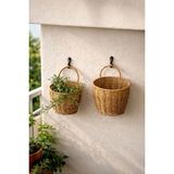 Mikasso 2'li Rattan Banyo, Mutfak Dekoratif Sepet-Çiçeklik Belirtilmemiş - Çok Renkli