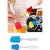 Mikasso 2'li Silikon Spatula ve Yumurta Fırçası Seti Silikon