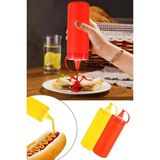 Mikasso 2'li Sos ve Ketçap & Mayonez Şişesi Sarı-Kırmızı 500 ml Sarı