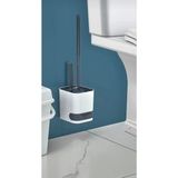 Mikasso 2li Su Akıtmayan Yapışkanlı Banyo Lavabo Wc Temizleme Fırçası-Tuvalet Fırçası Plastik Gri - Çok Renkli