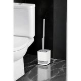 Mikasso 2'li Su Akıtmaz Yapışkanlı Wc Fırçası - Beyaz Banyo Lavabo Temizleme Fırçası Seti Plastik Beyaz - Çok Renkli