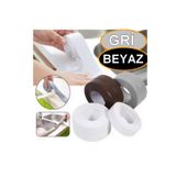 Mikasso 3.2 M Banyo Küvet Mutfak Lavabo Beyaz Su Sızdırmaz Bant Su Geçirmez Kenar Bandı Sızdırmazlık Tamir 1