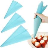 Mikasso 3 40 Silikon Krema Torbası Silikon Beyaz