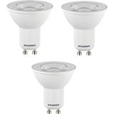 Mikasso 3 Adet 4.2W GU10 LED Ampul Çanak Ampul Günışığı 3000 Kelvin - Çok Renkli