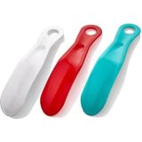 Mikasso 3 Adet Ayakkabı Çekeceği - 1 No Plastik Kerata Plastik Beyaz