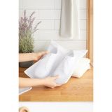Mikasso 3 Adet Beyaz Fermuarlı Ayakkabı Çamaşır Yıkama Filesi Torbası 35X40 Tr