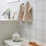 Mikasso 3 Adet Küçük Banyo Havlusu 30X30 cm El Yüz Havlusu 3 Lü Set Bej Pamuk Pamuklu El Havlusu Tekil Ürün - Çok Renkli
