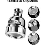 Mikasso 3 Fonksiyonlu Musluk Ucu Krom