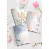 Mikasso 3 Lü Defter Seti Karton Kapak Çizgisiz Not Defteri 64 Sayfa Notebook 14X21 cm A5 Boy Karton Düz Çizg - Çok Renkli
