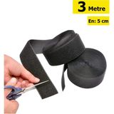 Mikasso 3 Metre Cırt Cırtlı Bant , Kaliteli Cırt Bant, Çırt Çırt Band, Çift Taraflı Cırt En 5cm x Boy 3mt
